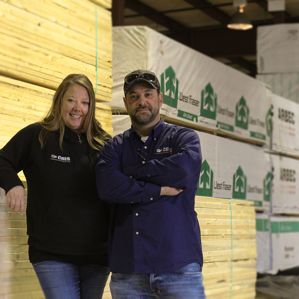 Brian and Christina, founders and owners of CMS